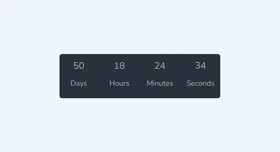 Event Countdown Timer Component - Tailwindtap