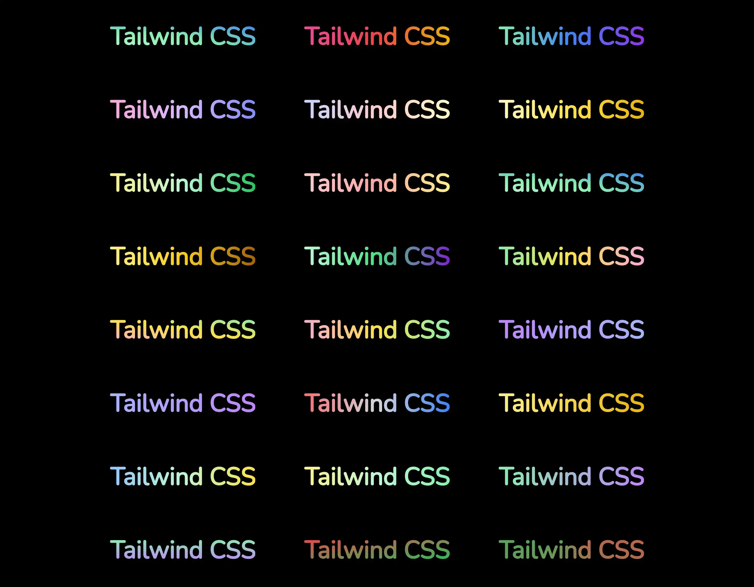 Fancy Text Gradient Component - Tailwindtap