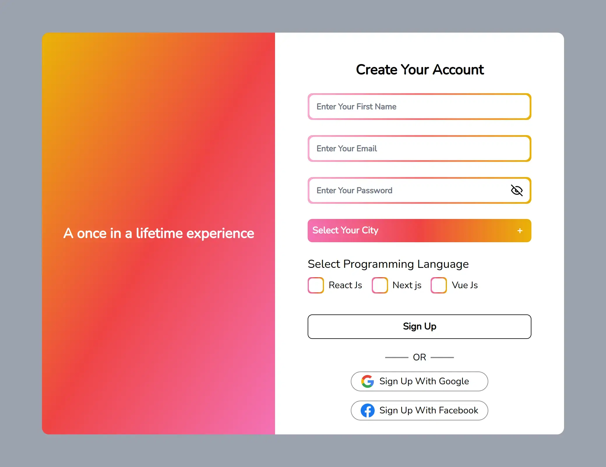Gradient Form Gradient Component - Tailwindtap Gradient Form Gradient Component - Tailwindtap