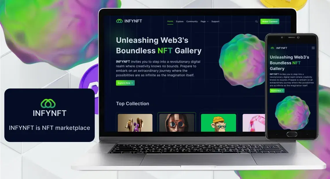 InfyNFT Tailwind CSS Templates - TailwindTap InfyNFT Tailwind CSS Templates - TailwindTap