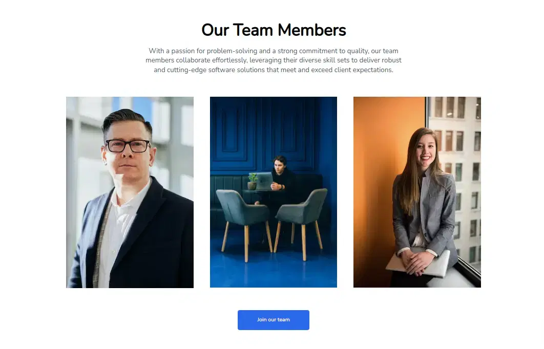 Team Member Section Team Component - Tailwindtap Team Member Section Team Component - Tailwindtap