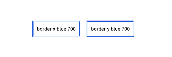 Styling horizontal and vertical borders in Tailwind CSS