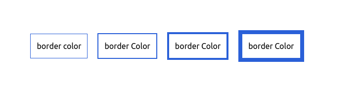 Tailwind CSS border color and size examples